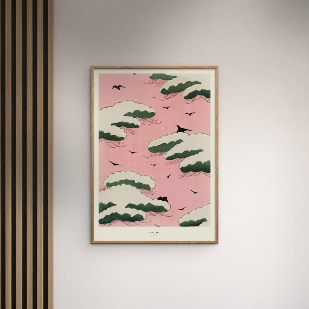 POSTER A.P. Atelier - Pink Sky - Pink, Papier (70/100/0.1cm) - Poster&Frame