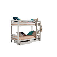 ETAGENBETT PINO Weiß 106x210x161 cm - Weiß, Holz - FURNLUX
