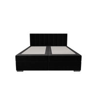 BOXBETT ZILANO 2 mit Matratze H3 und Topper 180x200 Itaka 15 - Schwarz, Holz/Textil (180/200cm) - Bedante