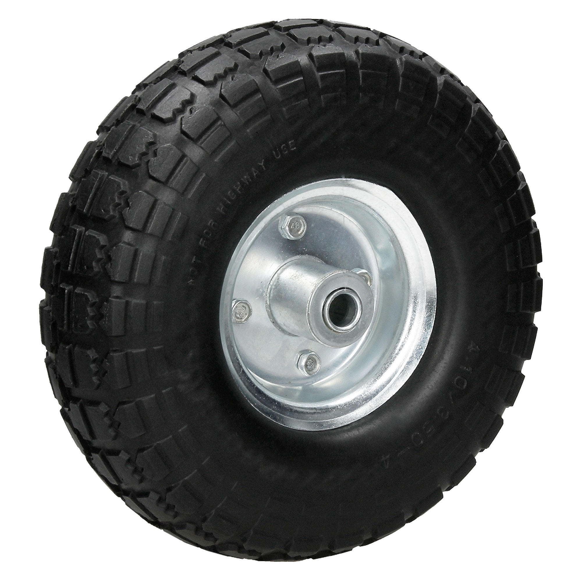 SCHUBKARRENRAD - Schwarz, Metall (26/8/26cm) - ECD-Germany