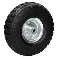 SCHUBKARRENRAD - Schwarz, Metall (26/8/26cm) - ECD-Germany