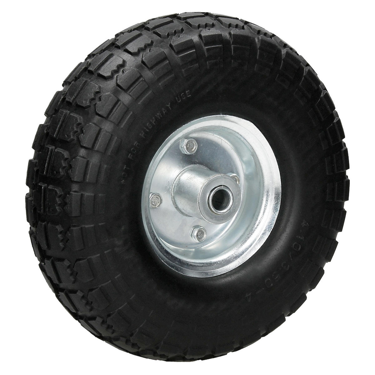 SCHUBKARRENRAD - Schwarz, Metall (26/8/26cm) - ECD-Germany