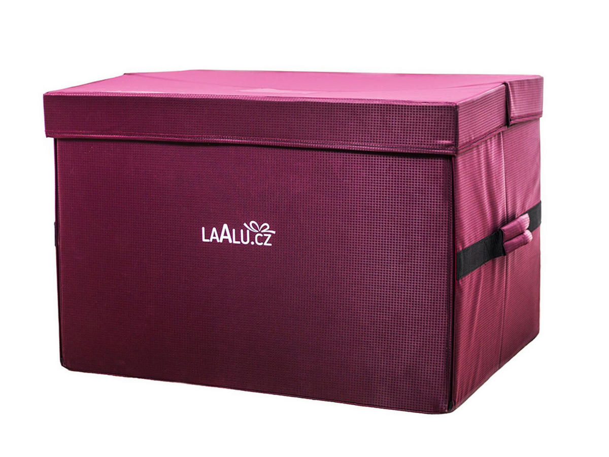 LAALU CHRISTBAUMKUGEL-SET 152 Stück in Luxus-Box PREMIUM CAESAR für Weihnachtsbaum 120-210 cm - Rot, Glas (55/50/75cm) - LAALU