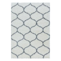 TEPPICH Hochflor Shaggy Skandi-Muster Polypropylen Wohnzimmer Creme Rechteckig 120x170 - Beige, Textil (120/170cm) - KADIMA DESIGN