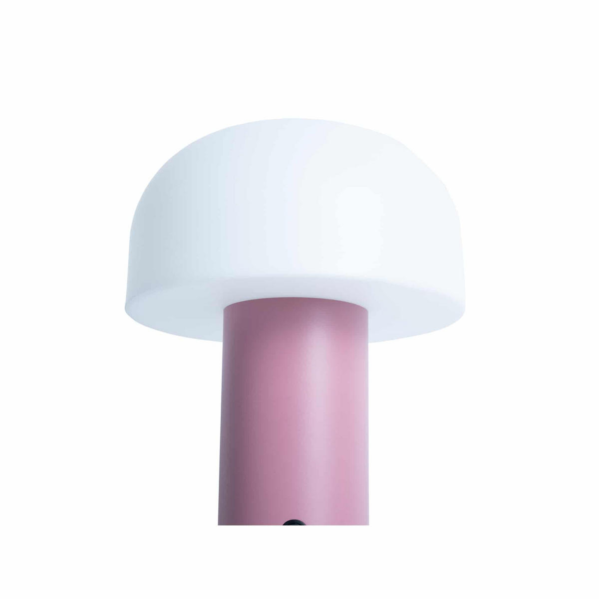 TISCHLAMPE Luca LED Rosa 15/15/22.5 cm - Pink, Kunststoff (15/15/22.5cm) - Leitmotiv
