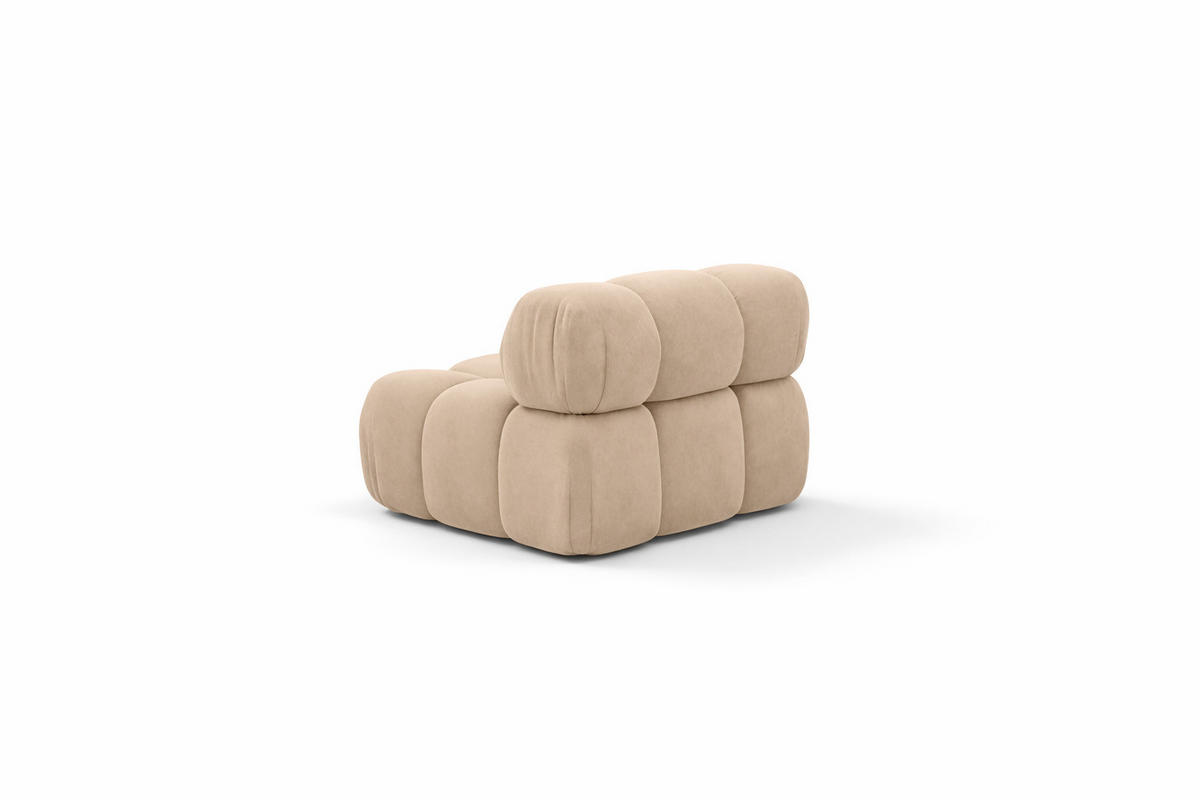 MODUL Mittig, Für Modulares System, Stoff Salvador, Beige, Selia - Beige, Holz (95/70/95cm) - Kaiser Möbel