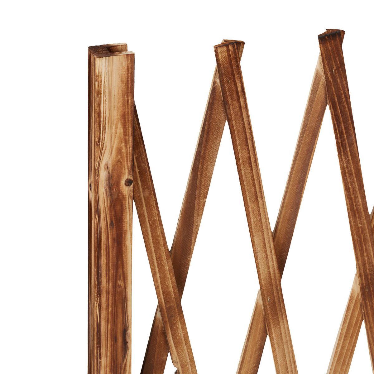 RANKGITTER - Hellbraun, Holz (275/90/28cm) - Relaxdays