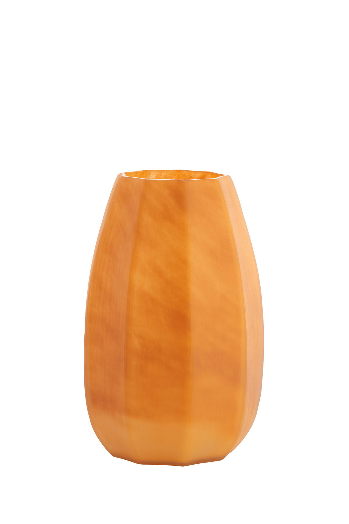 VAZE Bradley Braun 23/23/38 cm - Braun, Glas (38cm) - Light & Living