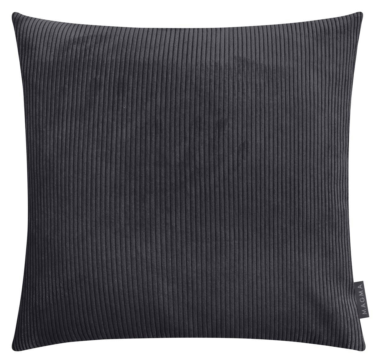 KISSENHÜLLE Inga Cord Look - Anthrazit, Textil (50/50cm) - Magma Heimtexx