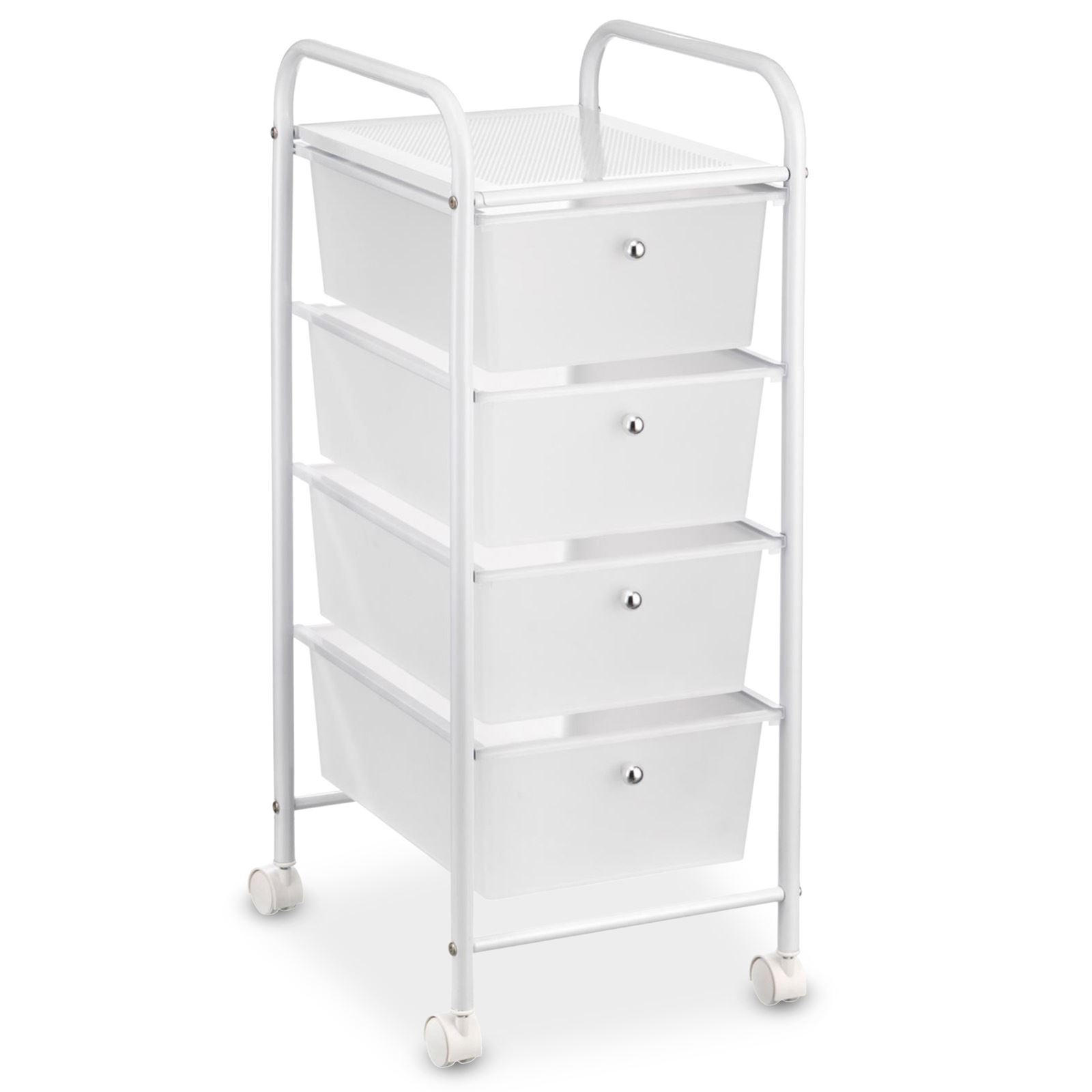 Idimex Badrollwagen Weiß 33x79x39 cm