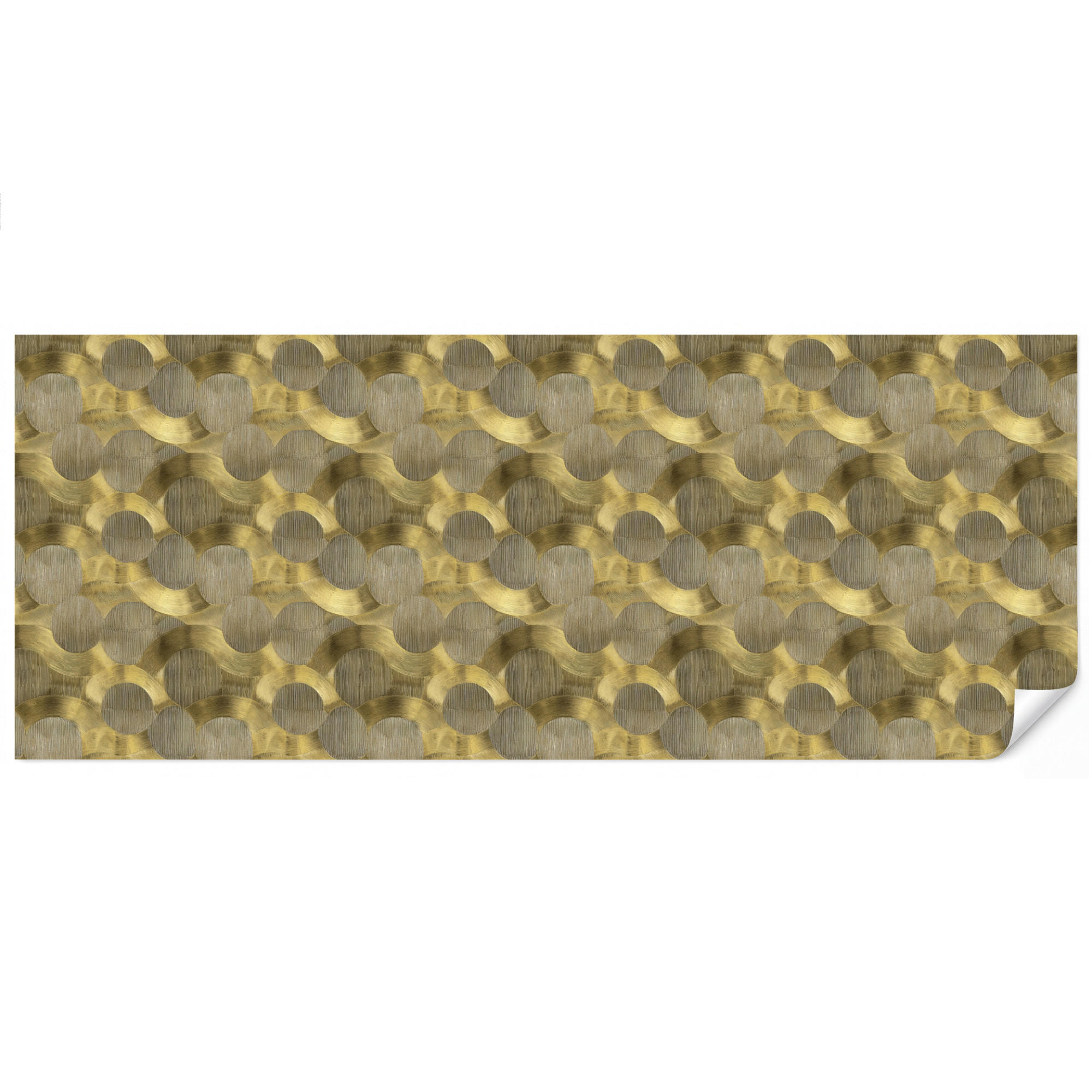 OnlyWow Tapete Gold 500x200 cm