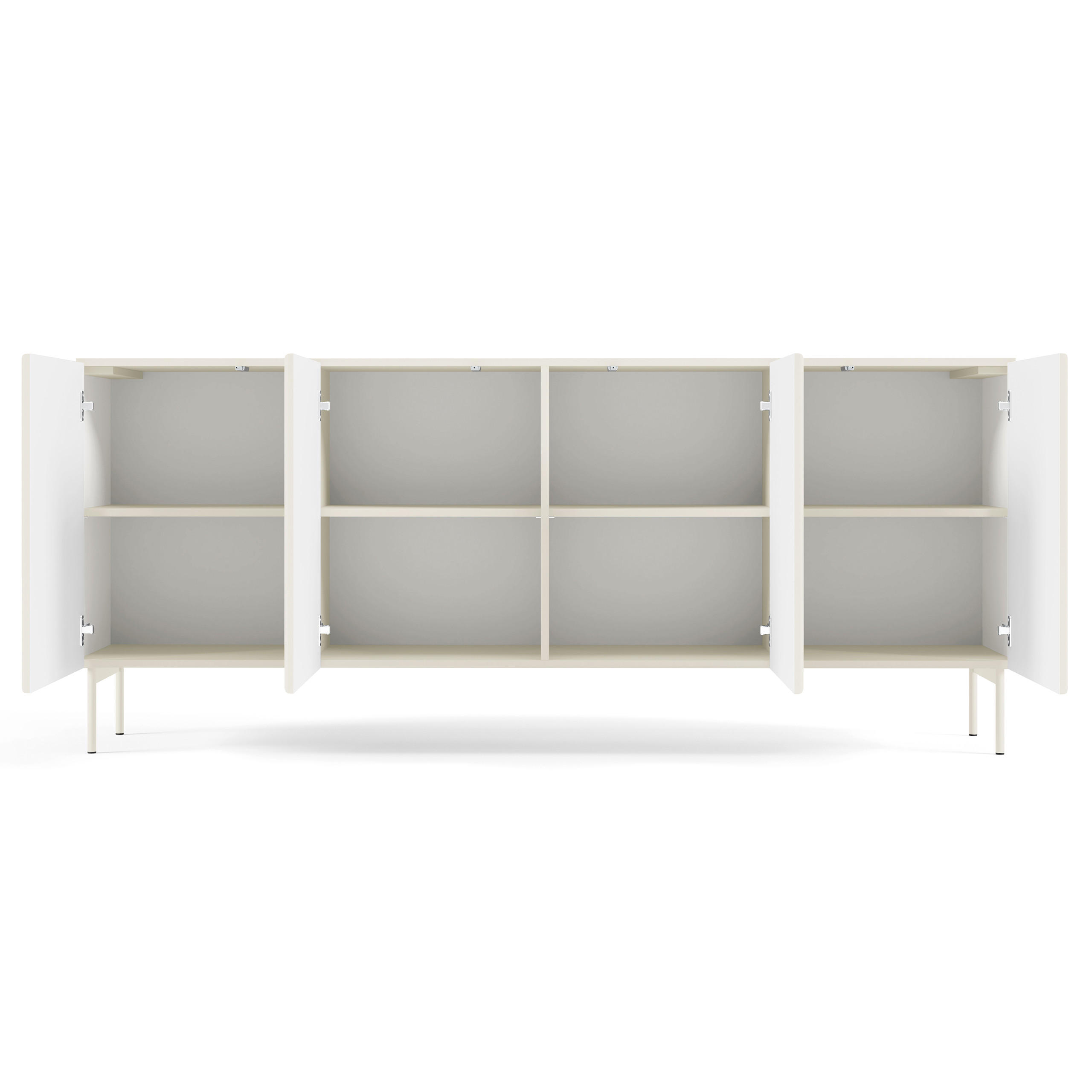 Thumbnail - Masseno Sideboard, Kaschmir, Holzwerkstoff, 195.2x81.2x39.8 cm, Wohnzimmer, Kommoden & Sideboards, Sideboards