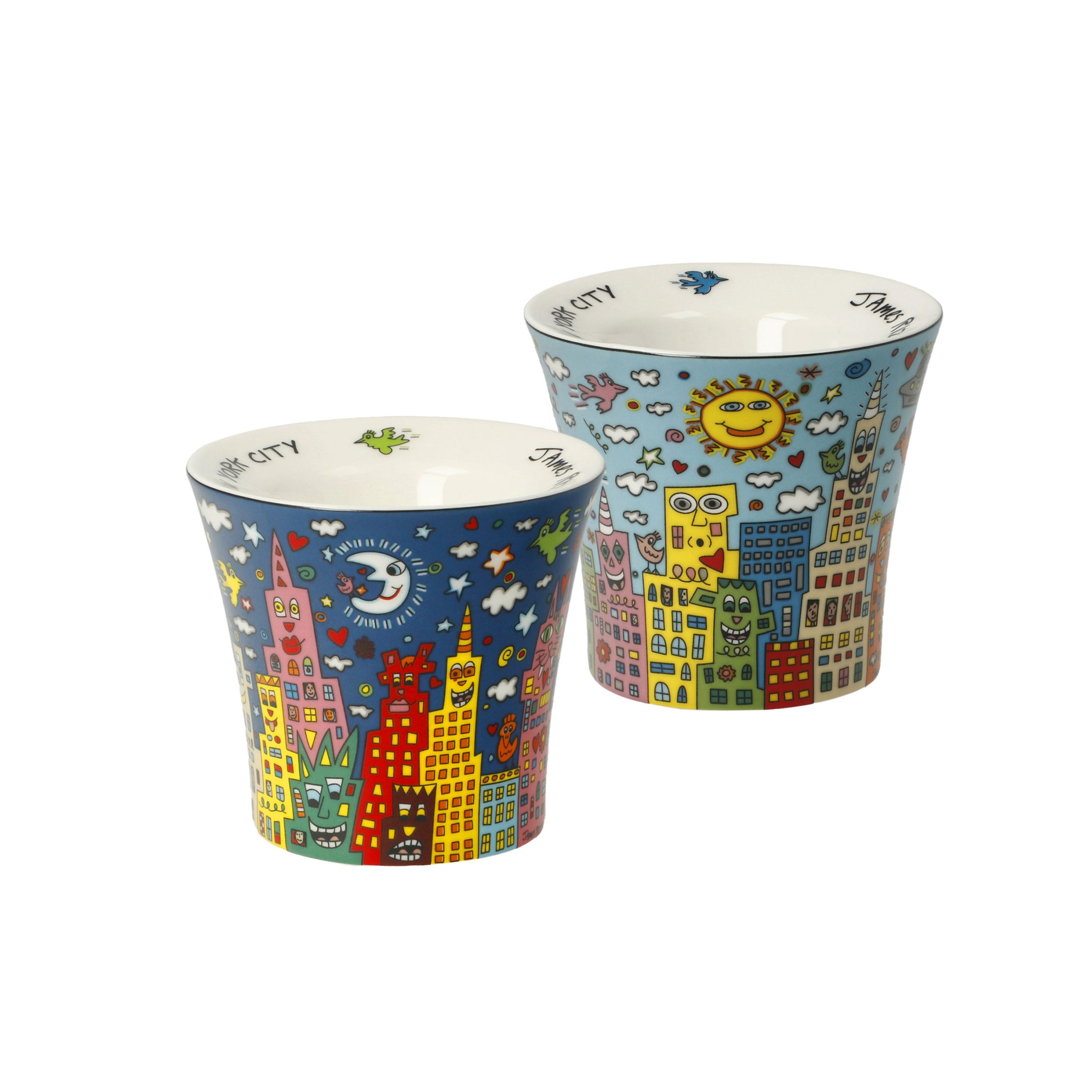 EIERBECHER James Rizzi - My New York City, New Bone China, Bunt - Multicolor, Keramik (6.5/6/6.5cm) - Goebel