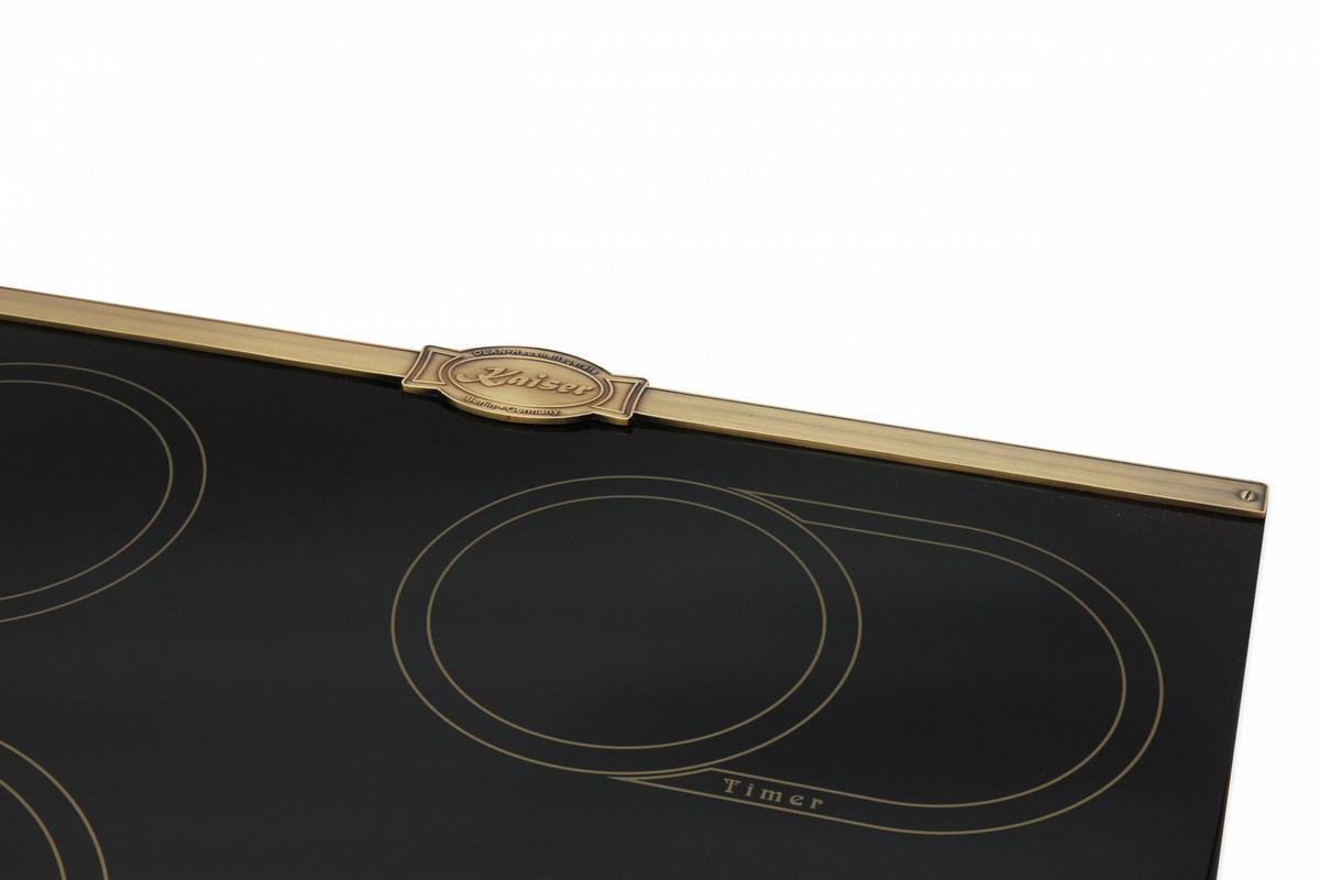 BACKOFEN-SET Elektro Backofen 60 cm EH 6355 Em+KCT 6185 Em Glaskeramik Kochfeld 60 cm - Schwarz, Metall (59.4/59.4/57.5cm) - Kaiser Küchengeräte