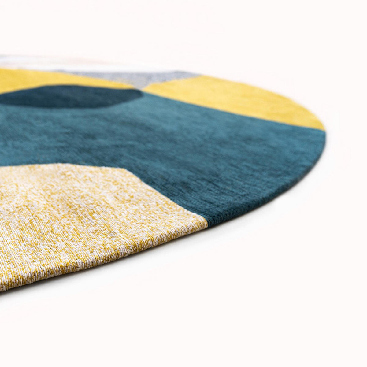 TEPPICH Duck Song Gallery Shapes 240/240 cm - Multicolor, Kunststoff/Textil (240/240cm) - Louis De Poortere