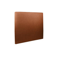 KOPFTEIL gepolstertes – Terrakotta-Bouclé-Stoff - 200 cm - Beige/Terra cotta, Holz (200/120/10cm) - Sommeil de Plomb