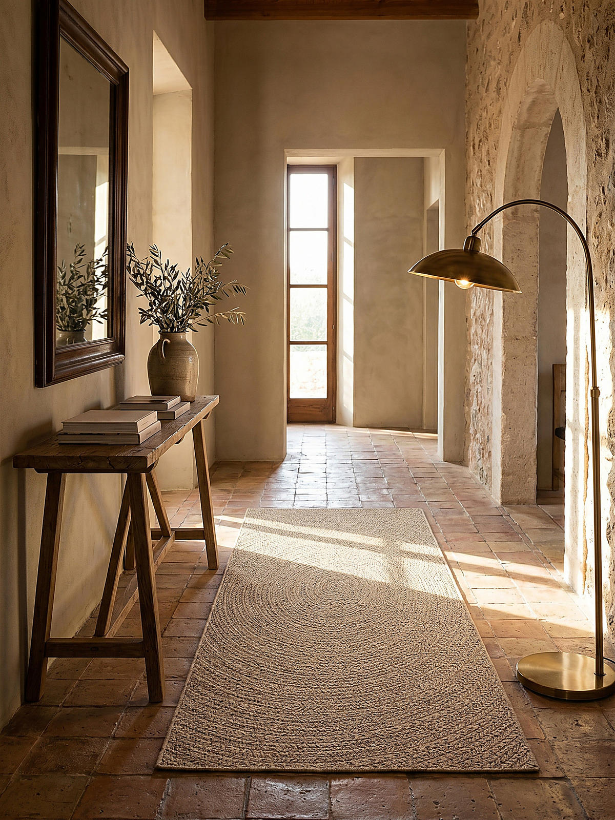 TEPPICHLÄUFER Berber CORDEV Polypropylen Natur 60 x 180 cm - Beige, Textil (60/180cm) - KADIMA DESIGN