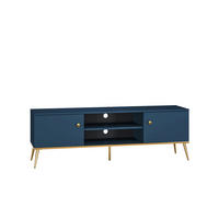 LOWBOARD – 160 cm – Marine – Blau - Blau, Holzwerkstoff (160/54/40cm) - hi-markt