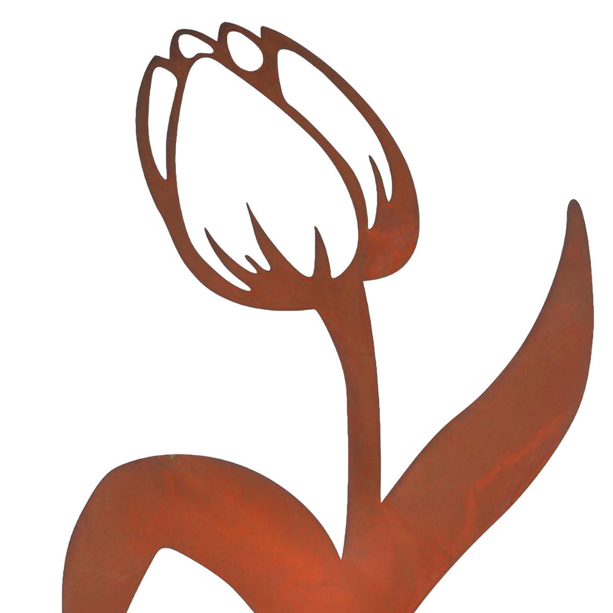 2XZÁHRADNÝ zápich - hnedá, kov (0.2cm) - Relaxdays