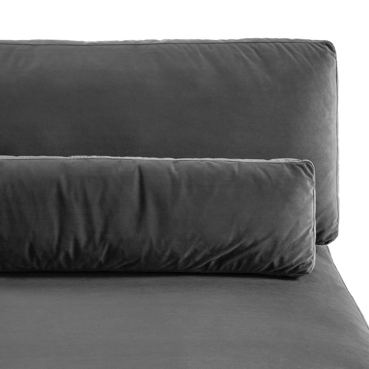 MODULLONGCHAIR - Grau, Textil (126/80/182cm) - home24