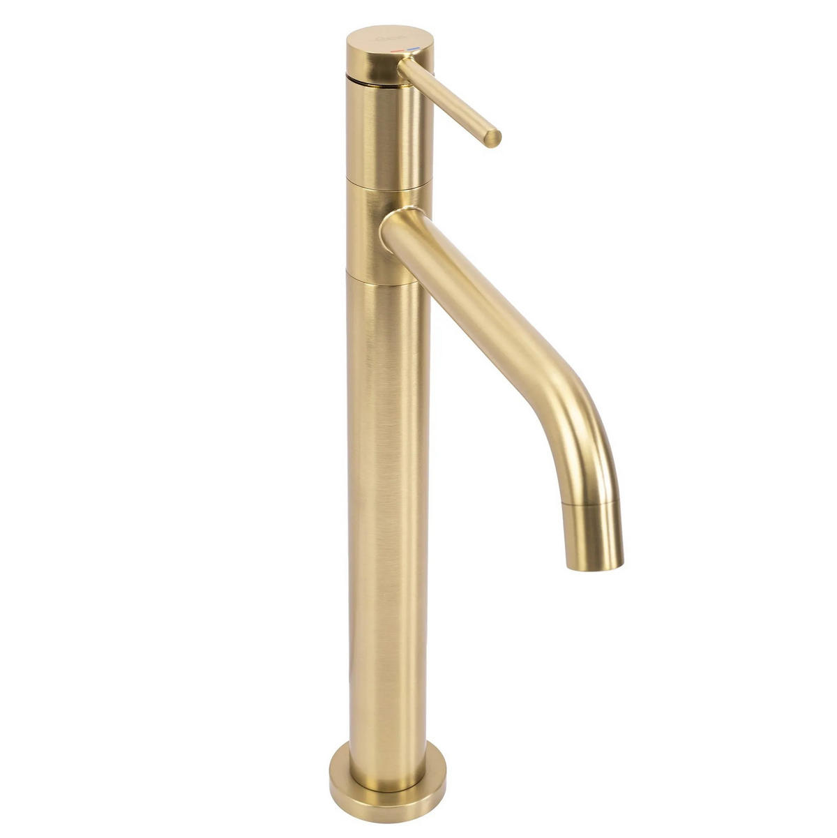 WASCHBECKENARMATUR Rea Lugano Slim Brush Gold High - Goldfarben, Metall (5/34/23cm) - REA