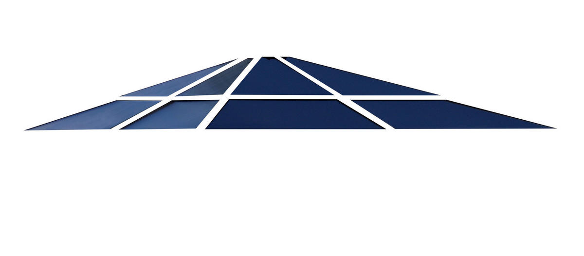 ERSATZDACH Hardtop Pavillon 3x3m - Anthrazit, Metall (300/1/300cm) - QUICK STAR
