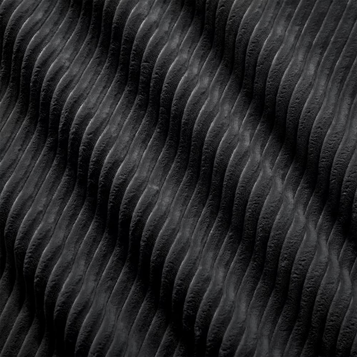 2-SITZER-SOFA 208 cm, Modernes Sofa mit geschwungenen Armlehnen, Schwarz - Schwarz, Textil (208/70/103cm) - Kaket