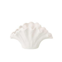 VASE BLUME Weiß - Weiß, Keramik (14.5cm) - J-Line