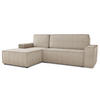 ECKSOFA Totti L, Seite: Links - Beige, Holz/Textil (246/144cm) - Sofnet