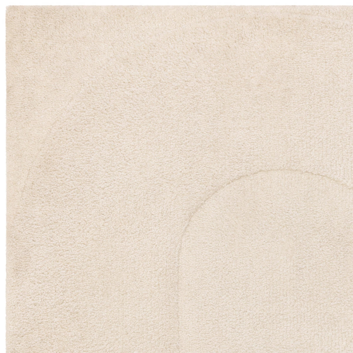 TEPPICH modern Wohn-/Schlafzimmer BONA Weiß 120 x 170 cm - Weiß, Textil (120/170cm) - Novatrend