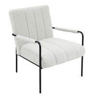 LOUNGESESSEL KYLE - Weiß, Textil (70/80/75cm) - SVITA