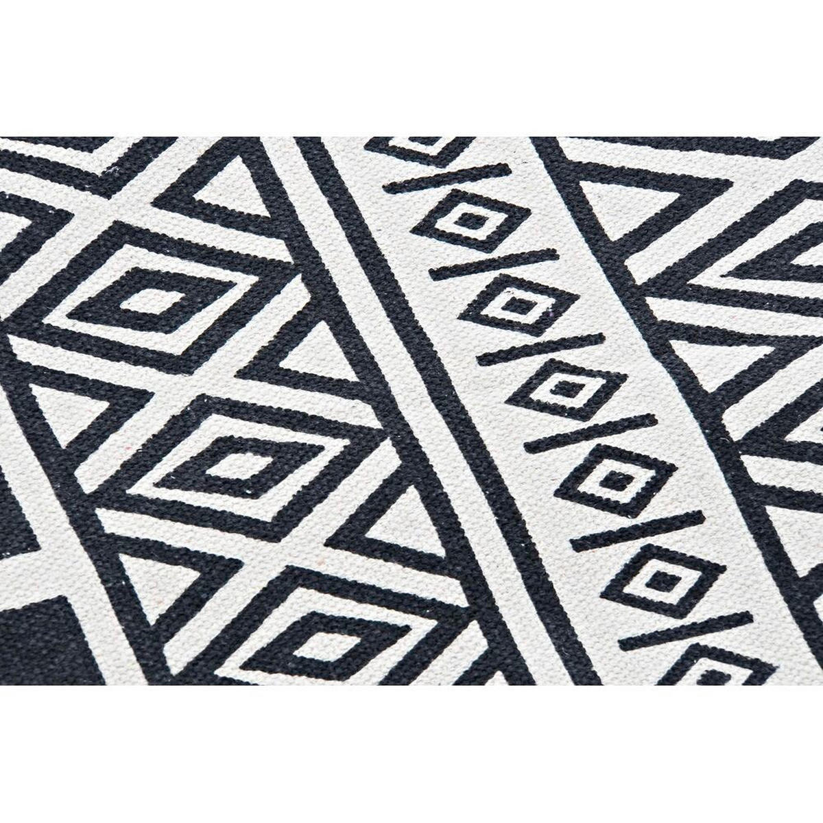 TEPPICH Schwarz Weiß (120 x 180 x 0,7 cm) - Multicolor, Textil (120/180cm) - DKD Home Decor
