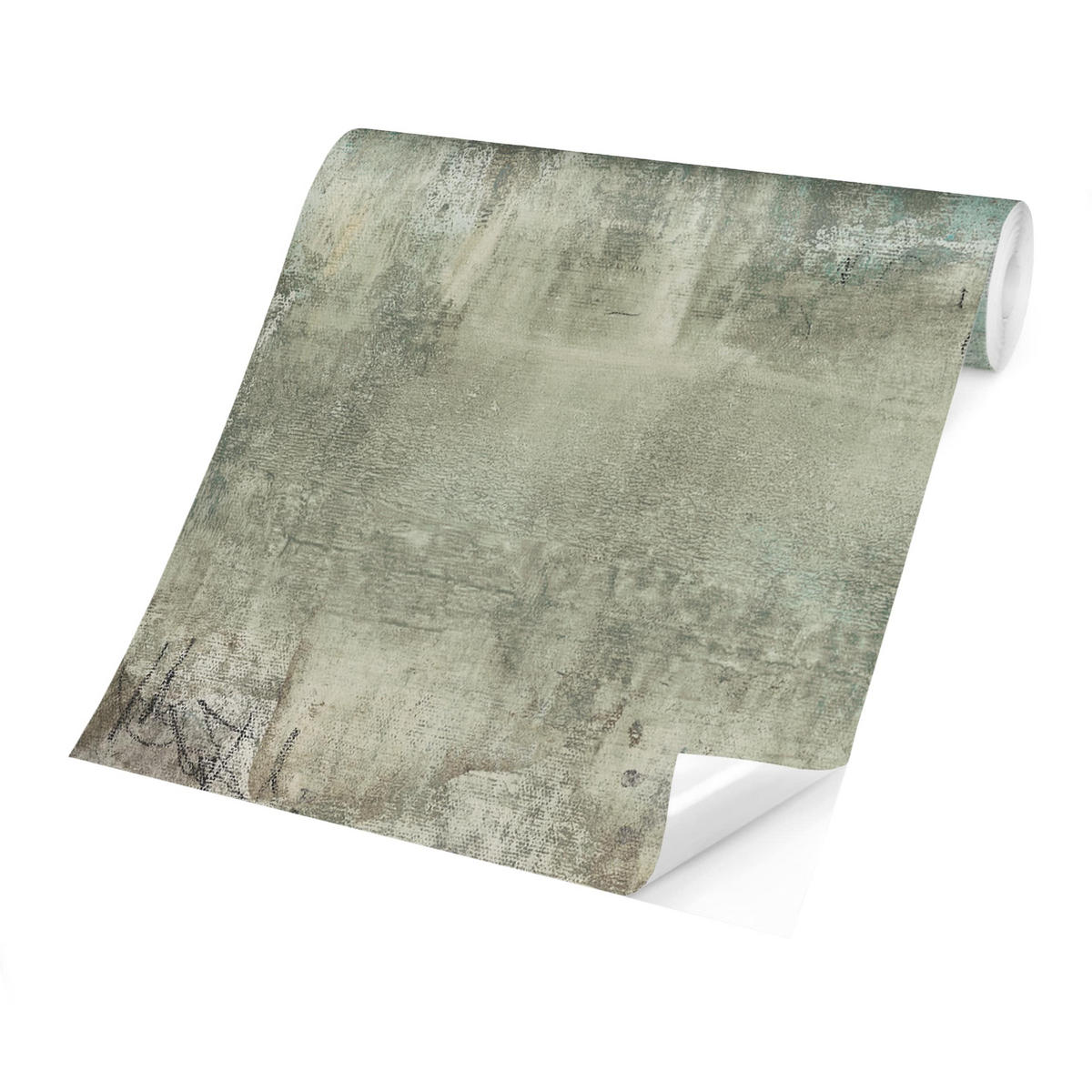 FOTOTAPETE Horizont über Türkis I 288/190 cm - Türkis, Papier (288/190cm) - Bilderwelten