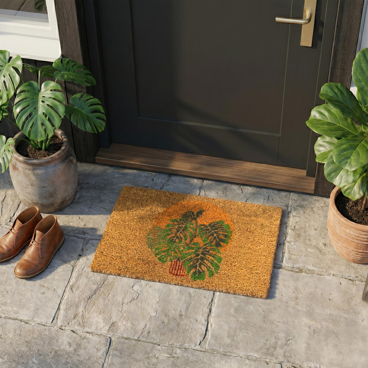 ROHOŽ - viacfarebná, textil/plast (60/40cm) - Relaxdays