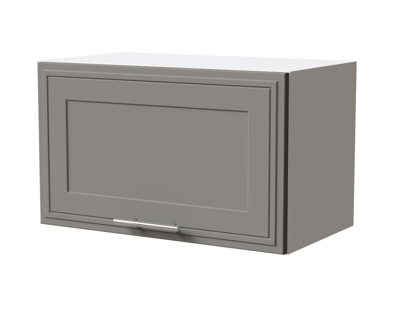 KLAPPHÄNGESCHRANK Salo W4B/60 Weiß / Dust Grey Matt 60 / 32,5 / 36cm - Blum Aventos Klappenbeschlag - Weiß/Grau, Holz/Holzwerkstoff (60/36/32.5cm) - Feldmann-Wohnen