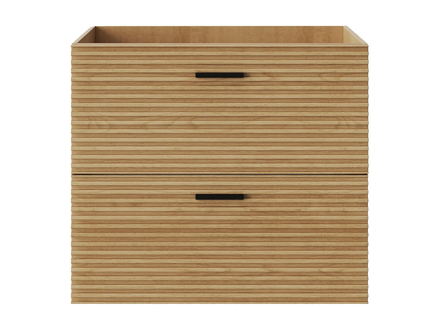 WASCHBECKENUNTERSCHRANK - 60 cm x 46 cm - holz - naturfarben hell Sarone - Naturfarben, Holz (60/55/46cm) - Vente-Unique