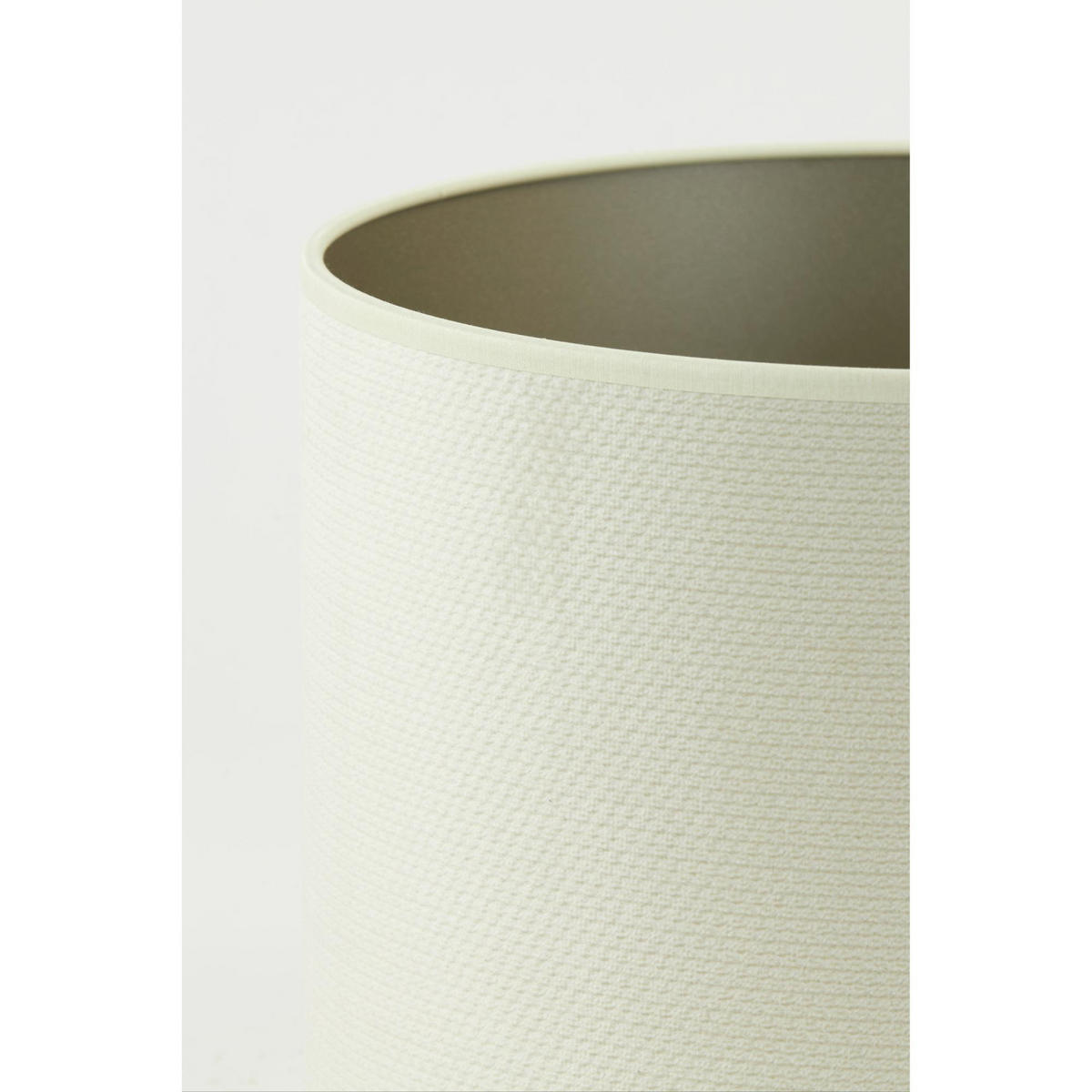 LAMPENSCHIRM Vandy Weiß 40/40/30 cm - Weiß, Textil (40/40/30cm) - Light & Living