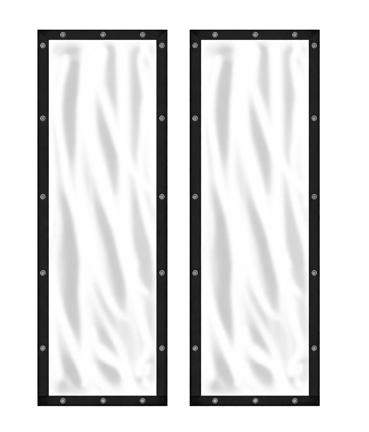 WETTERSCHUTZ Seitlich für Kaminholzregal 70/185 cm Transparent - Transparent, Kunststoff (70/185/1cm) - QUICK STAR