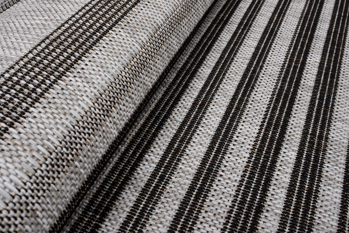 TEPPICH MELISSA Grau 60/200 cm - Grau, Kunststoff (60/200cm) - Tapiso