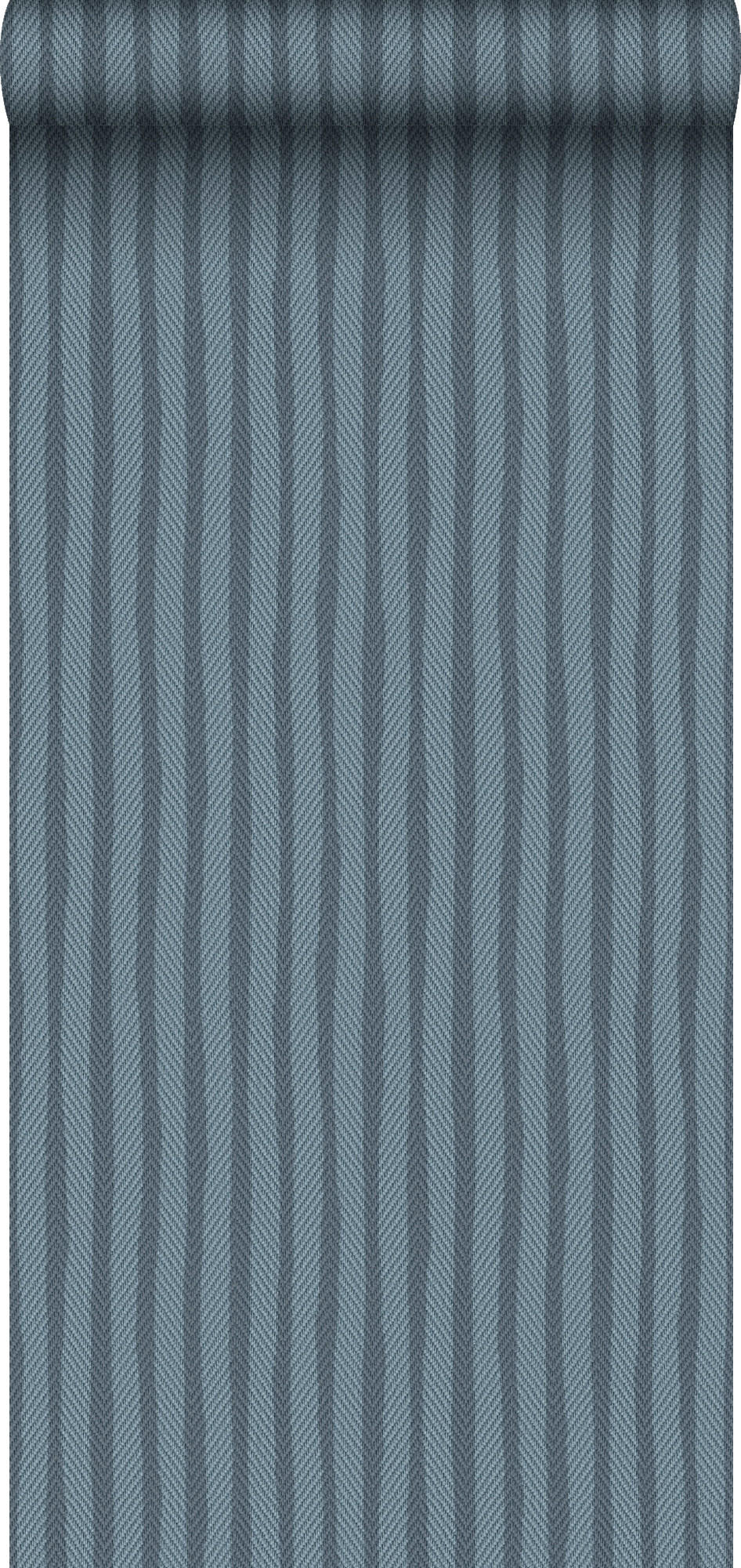 TAPETE Streifen 53 cm x 10 m - Blau, Papier (53/1000cm) - Sanders & Sanders