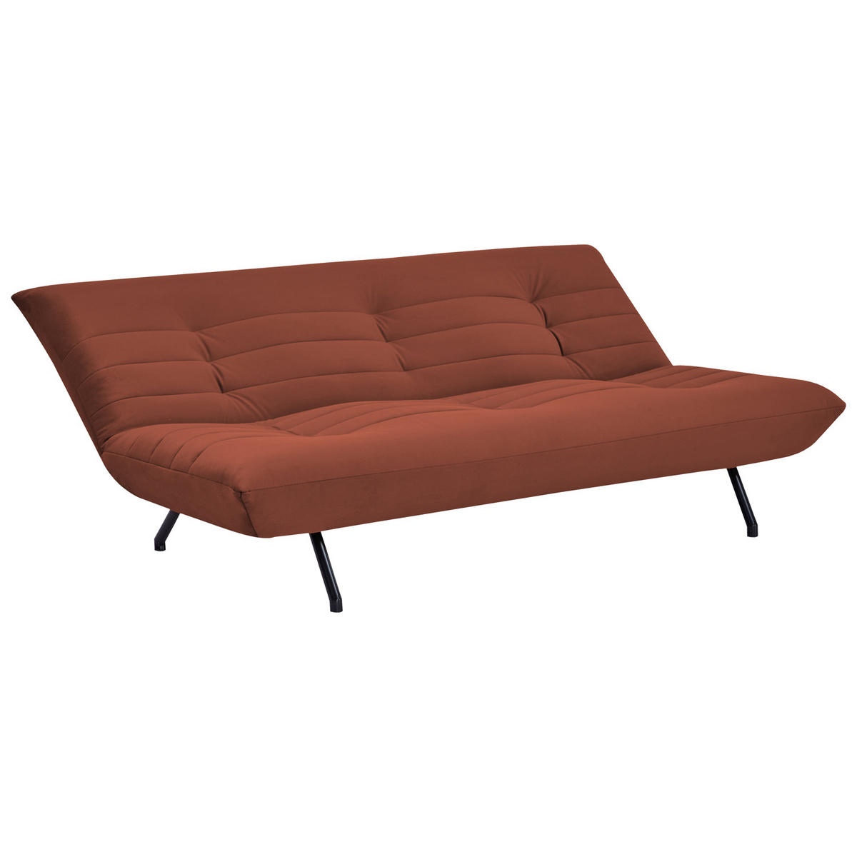 SOFA Anatole Terracotta 3 Plätze - Orange, Textil (185/82/92cm) - Happy Garden