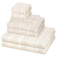 FROTTIERSET Noblesse 8-teilig - Beige, Textil (50/100cm) - Cawoe