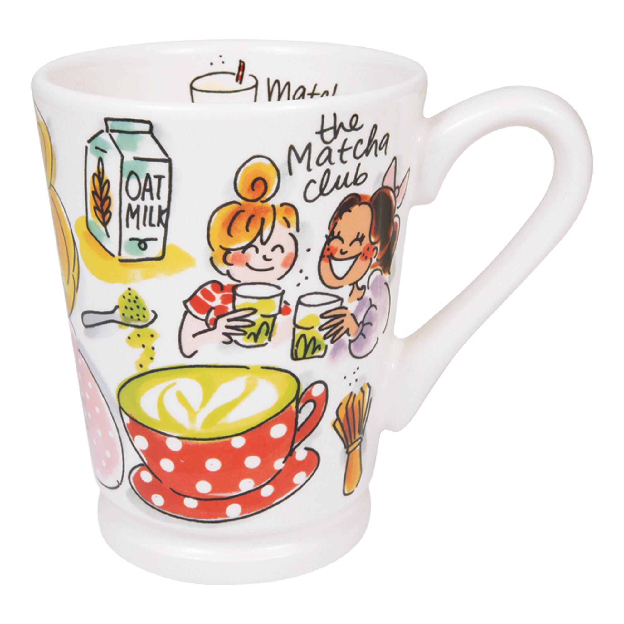 MAZAGRAN-BECHER Matcha-Prinzessin in Bunt - 500 ml - Multicolor, Keramik (0.5L) - Blond Amsterdam