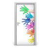 TÜRAUFKLEBER 95x205 cm Dekorativ für Türen - Multicolor, Kunststoff (95/205/0.01cm) - TULUP