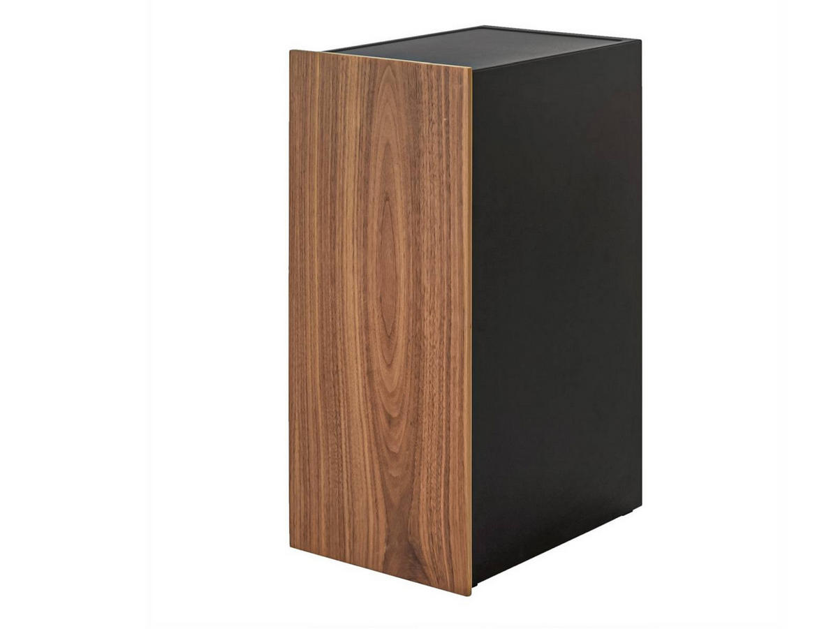 SPIELEKONSOLEN-SCHRANK Tower schwarz 24/60/36 cm - Schwarz, Metall (24/60/36cm) - Yamazaki
