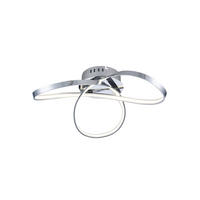 DECKENLEUCHTE Acht, Silber/Chrom, 19cm - Chromfarben, Metall (19/59/19cm) - KOSILUM