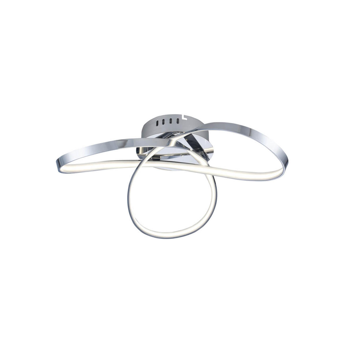 DECKENLEUCHTE Acht, Silber/Chrom, 19cm - Chromfarben, Metall (19/59/19cm) - KOSILUM