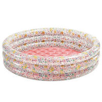 PLANSCHBECKEN POOL Blumen 86 x 25 cm - 58427 - Rosa, Textil (86/25cm)