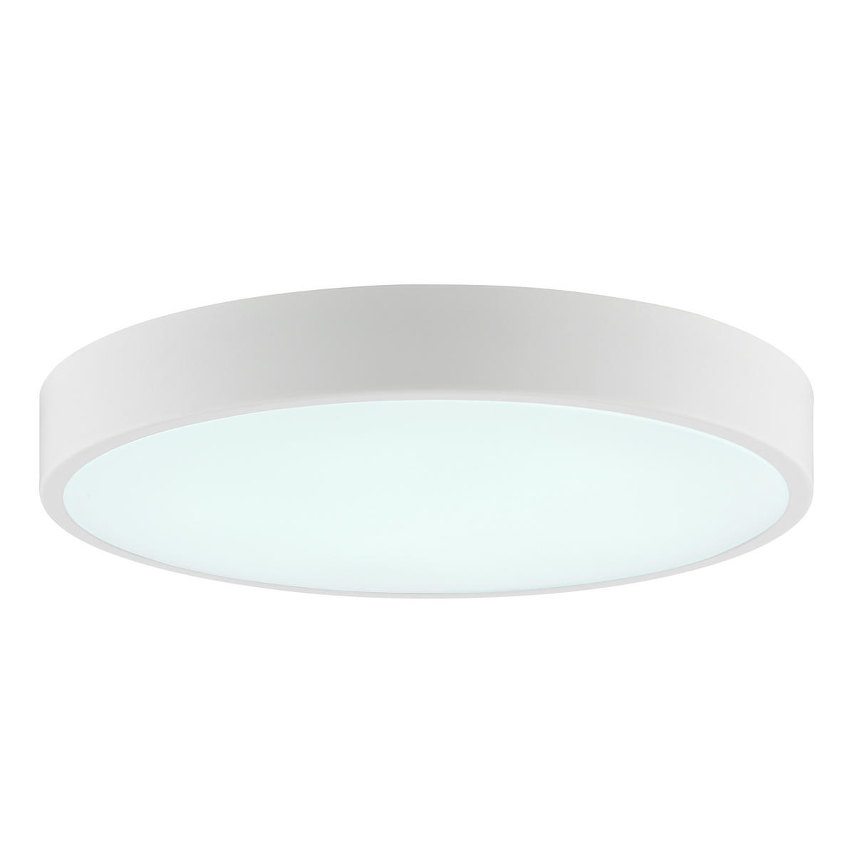 LED DECKENLEUCHTE Slimline Weiß 39/39/5,5 cm - Weiß, Metall (39/39/5.5cm) - Brilliant