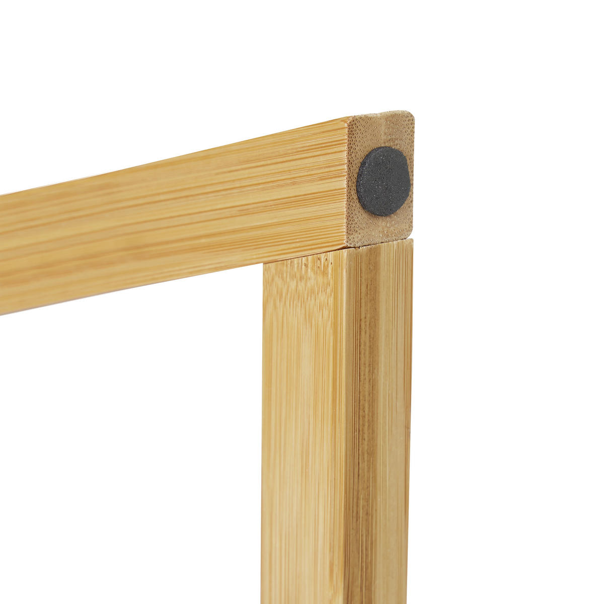 DRŽIAK na uteráky - svetlohnedá, drevo (60/110/35cm) - Relaxdays